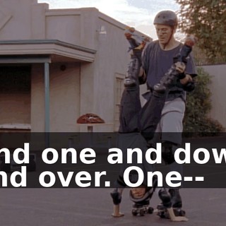 And one and down and over. One--