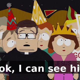 Look, I can see him!