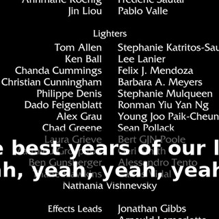 - The best years of our lives. - Yeah, yeah, yeah, yeah.