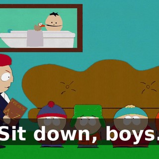 Sit down, boys.