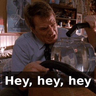 ♪ Hey, hey, hey ♪