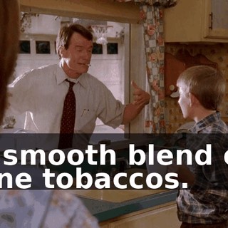 a smooth blend of fine tobaccos.