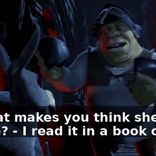 - What makes you think she'll be there? - I read it in a book once.