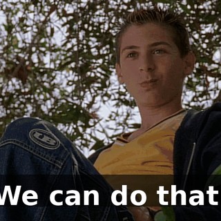We can do that.