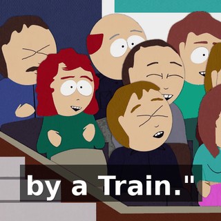 by a Train."