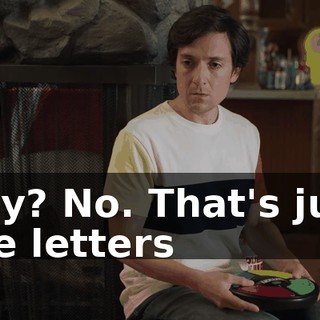Key? No. That's just the letters
