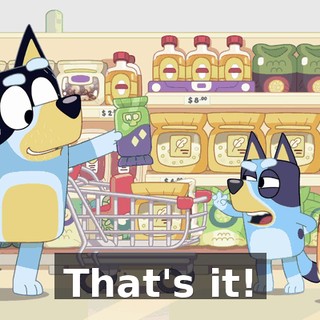 That's it!