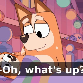 -Oh, what's up?