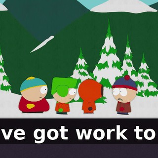 We've got work to do.