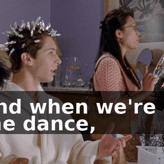 And when we're at the dance,