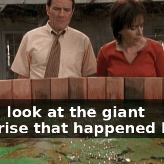 Well, look at the giant surprise that happened here.