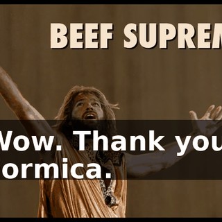 Wow. Thank you, Formica.
