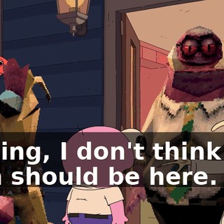 Darling, I don't think this man should be here.