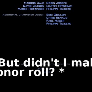 * But didn't I make honor roll? *