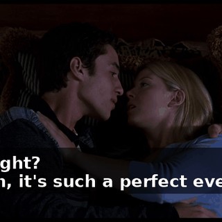 - Tonight? - Yeah, it's such a perfect evening.