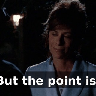But the point is,