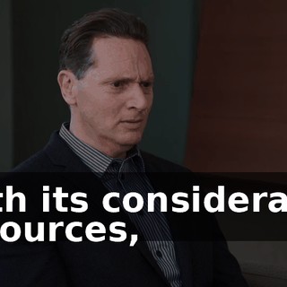 With its considerable resources,