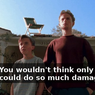 Huh. You wouldn't think only three guys could do so much damage.