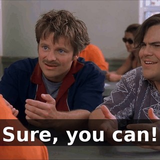 Sure, you can!