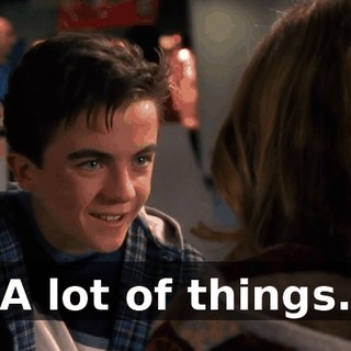 A lot of things.