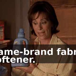 Name-brand fabric softener.