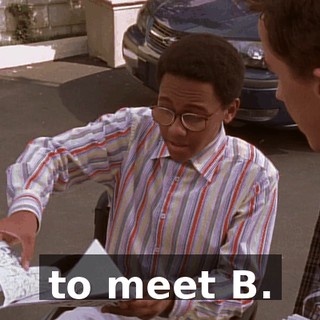 to meet B.