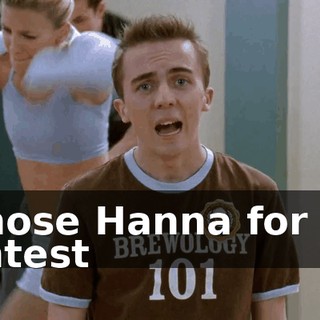 I chose Hanna for the contest