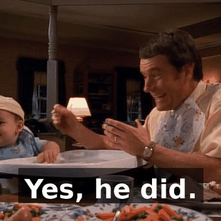 Yes, he did.