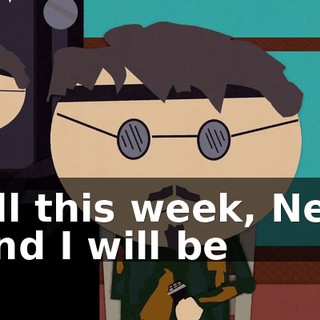 All this week, Ned and I will be