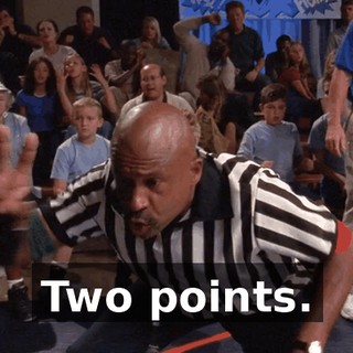 Two points.