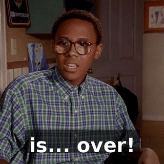 is... over!