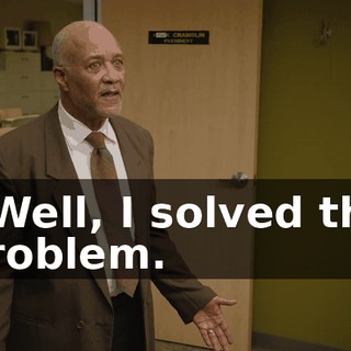 - Well, I solved the problem.