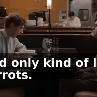 And only kind of like carrots.