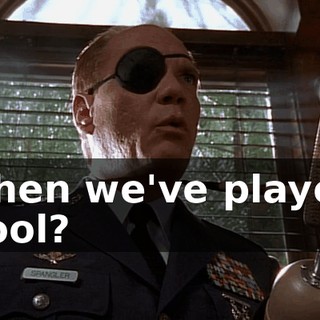 when we've played pool?
