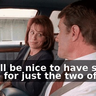 It will be nice to have some time for just the two of us.