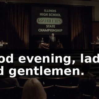 Good evening, ladies and gentlemen.
