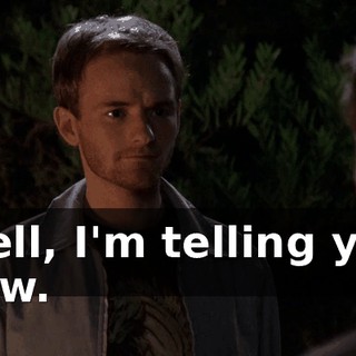 Well, I'm telling you now.