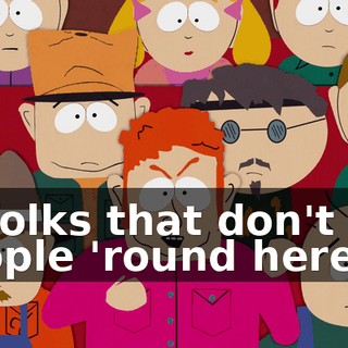 to folks that don't sue people 'round here.