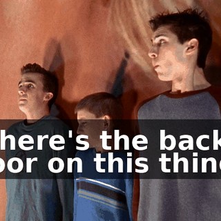 Where's the back door on this thing?