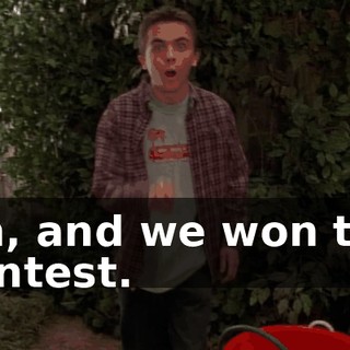 Oh, and we won the contest.