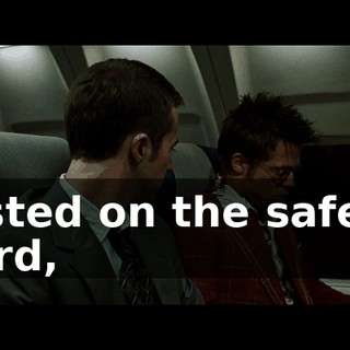 Listed on the safety card,