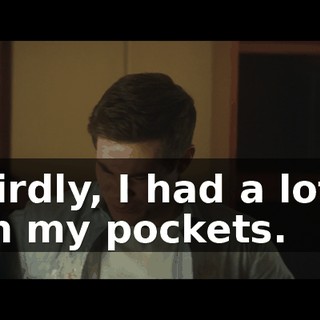 Weirdly, I had a lot of it in my pockets.
