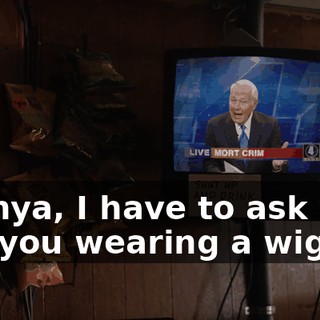 - Tanya, I have to ask you. Are you wearing a wig?