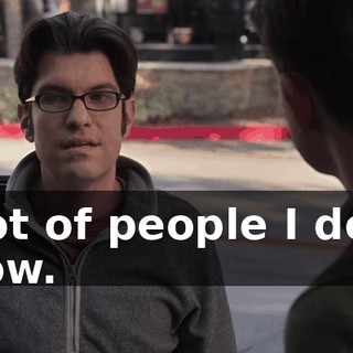 A lot of people I don't know.