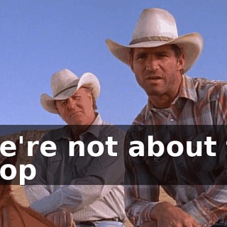 We're not about to stop