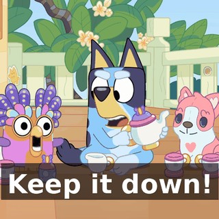 Keep it down!