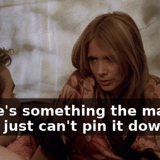 there's something the matter, but I just can't pin it down.