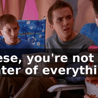 Reese, you're not the center of everything.