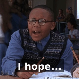 I hope...