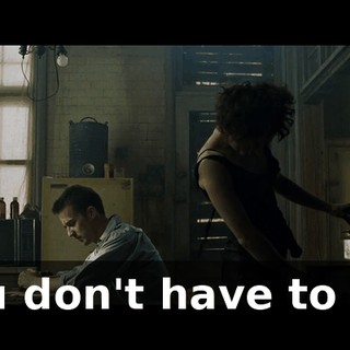 You don't have to go.